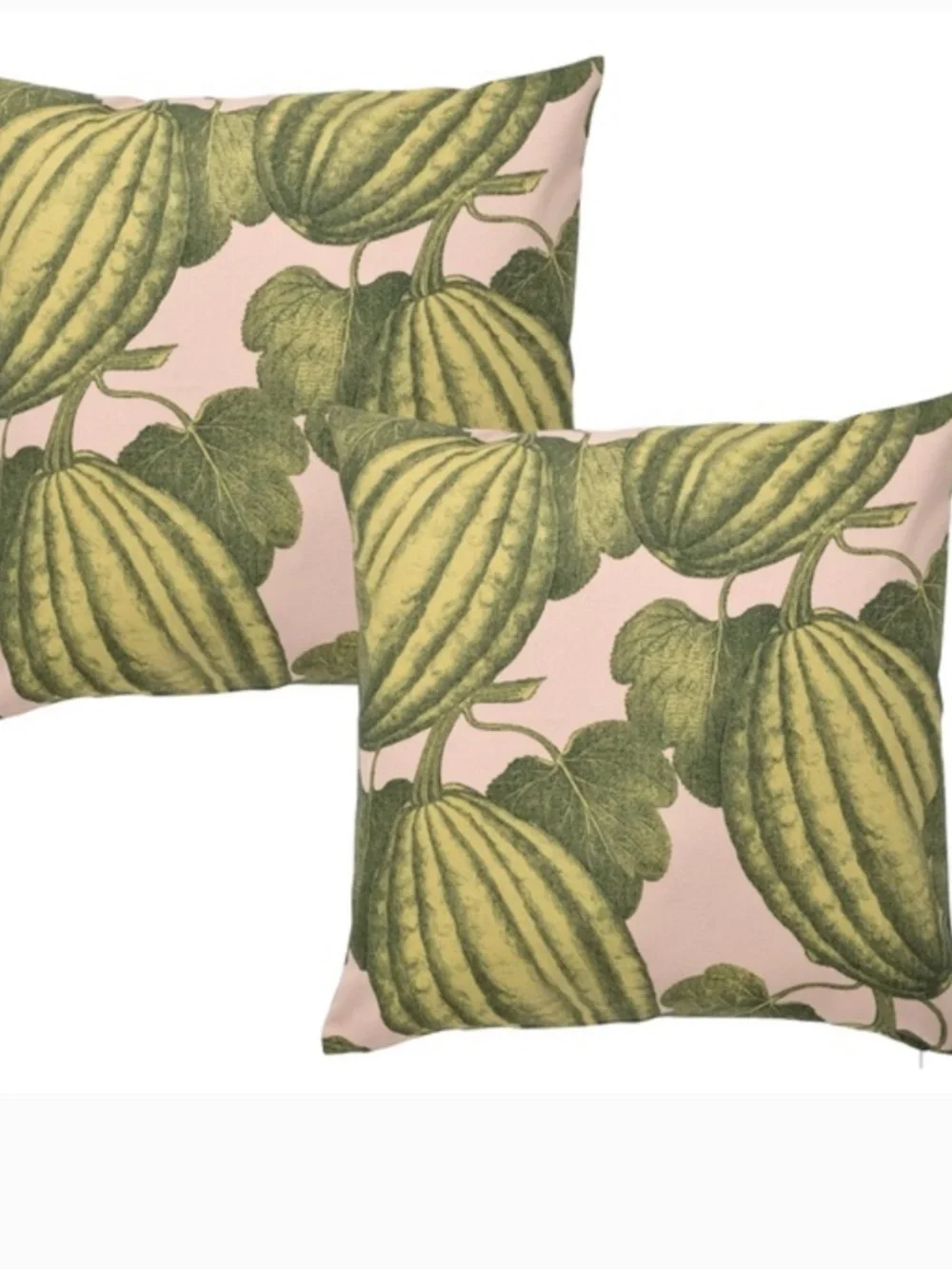Ikea PARKSALLAT Cushion Covers, Watermelon Print in 100 % cotton, Set of 2